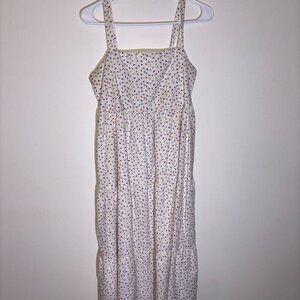 Women's Vineyard Vines Nautical Preppy Smock Maxi Dress Tiered Lined size XS